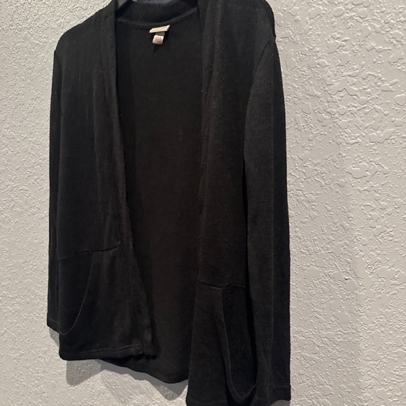 Black Cardigan w Pockets - Size S - Picture 2 of 7